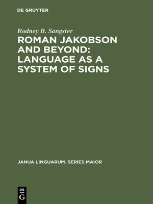 cover image of Roman Jakobson and Beyond